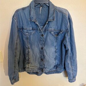 Free People denim jacket!